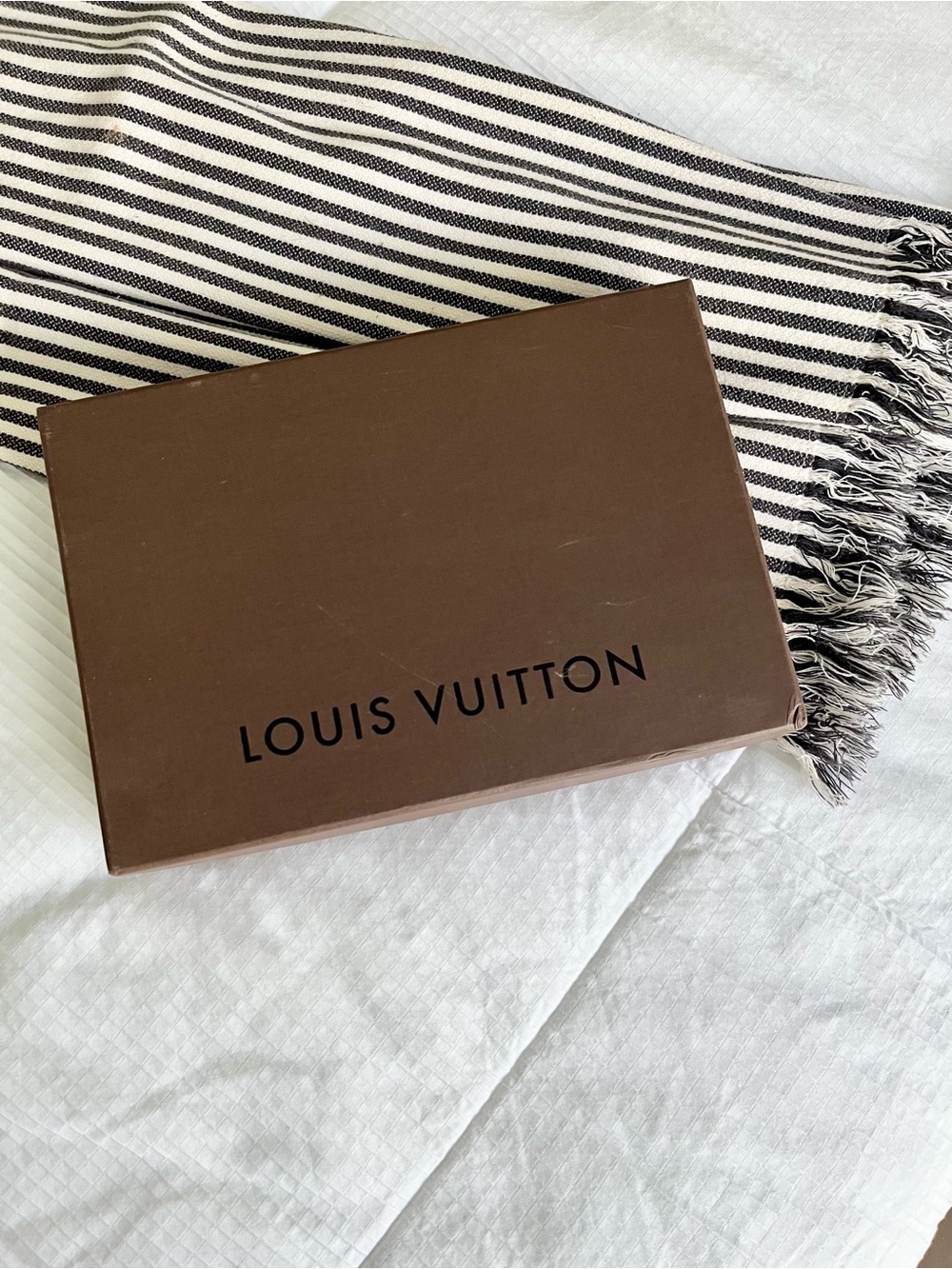 Louis Vuitton Brown Branded Gift Box, 11.5" x 8" x 2"